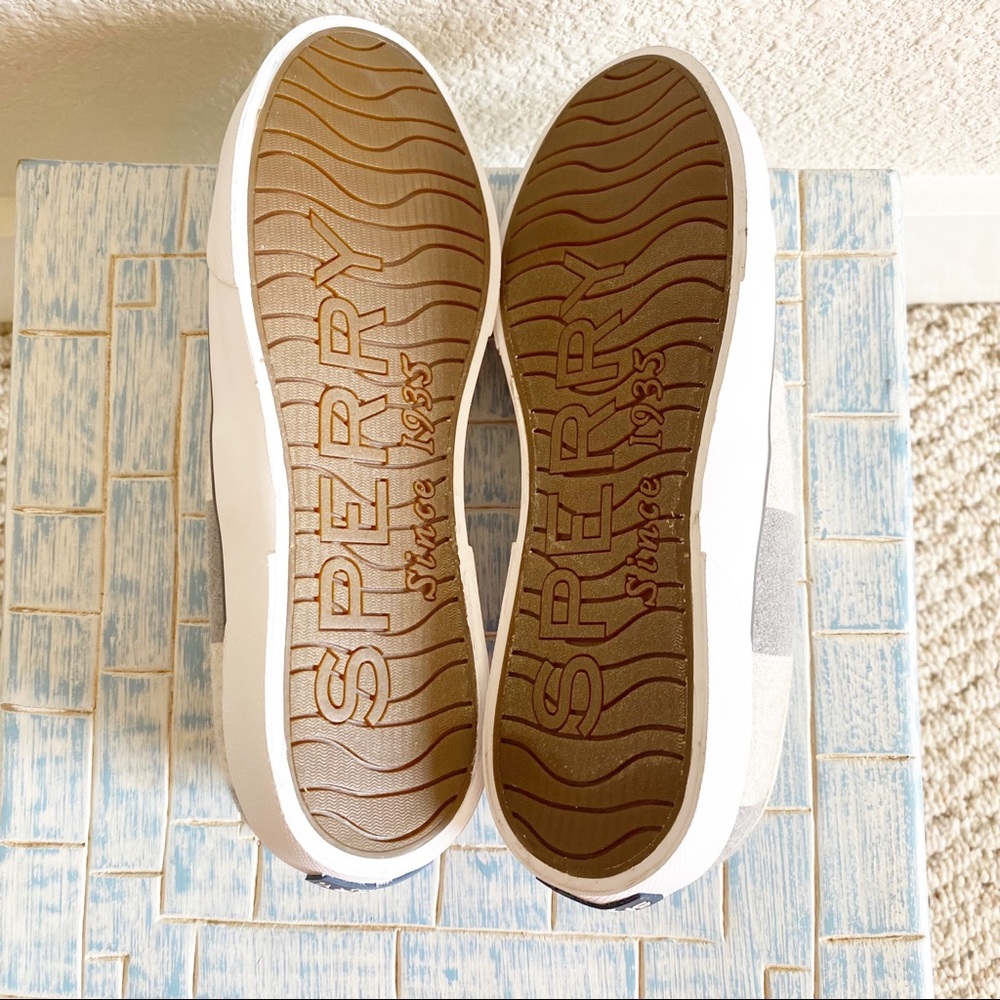 SPERRY Pier View Striped Wool Lace Up Sneaker NEW - Picture 7 of 9
